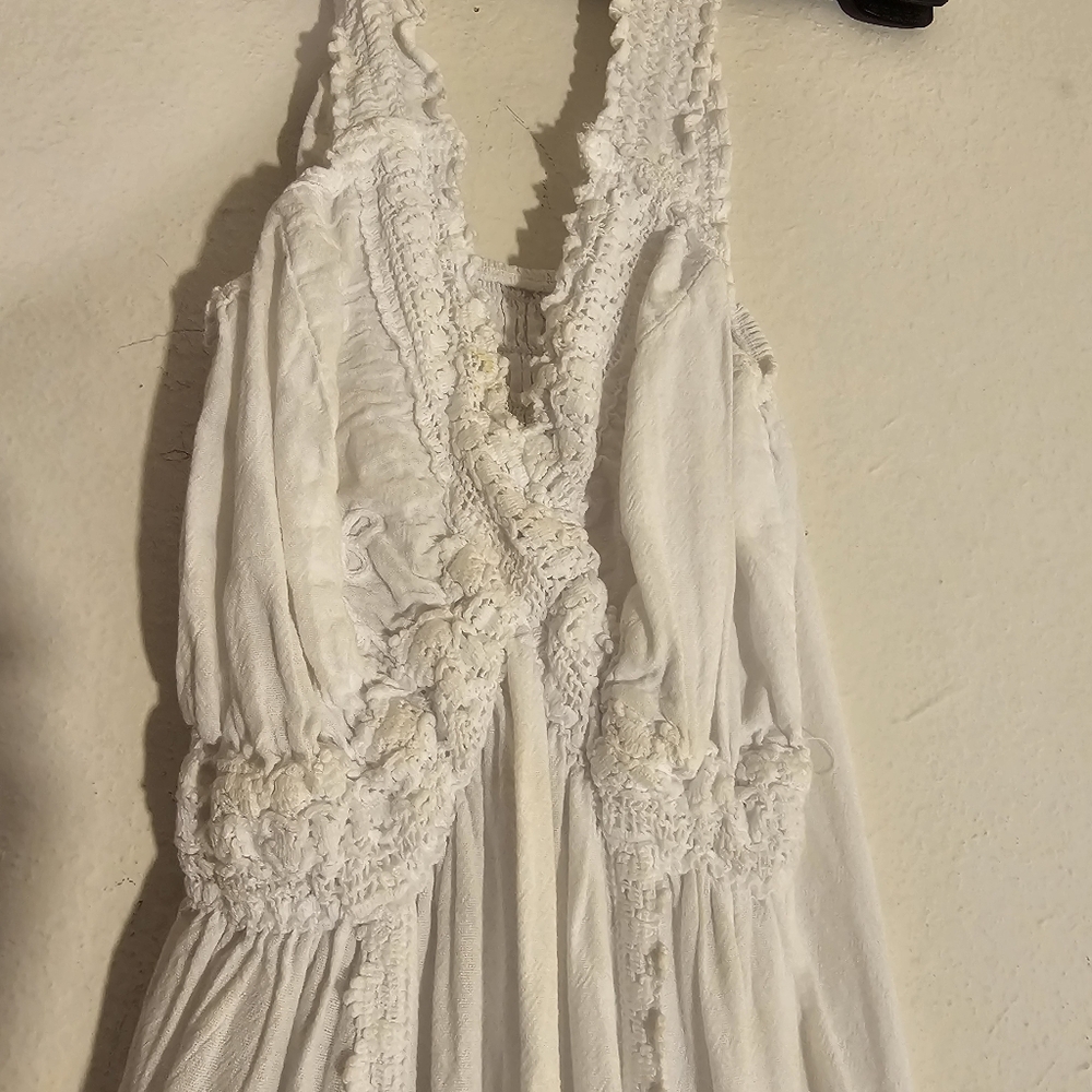 Vintage White Aruba Boutique Dress - Picture 4 of 6